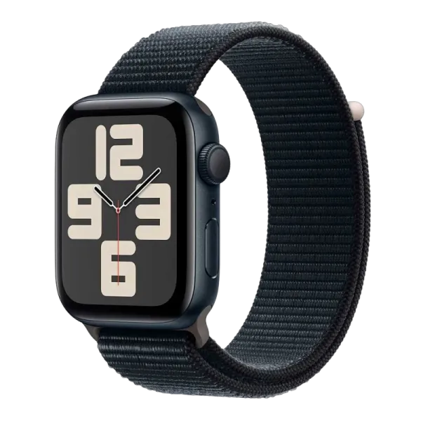 Apple Watch Series SE 2023 40mm Midnight Aluminum Case with Midnight Sport Loop