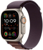 Apple Watch Series Ultra 2 49mm Natural Titanium Case with Indigo Alpine Loop L